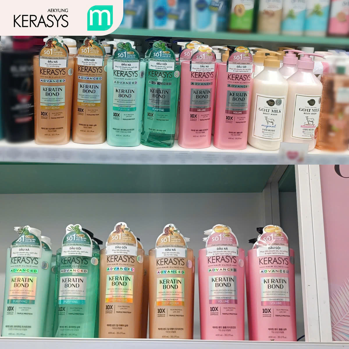 Kerasys Keratin Bond tại cửa hàng Mint Cosmetic